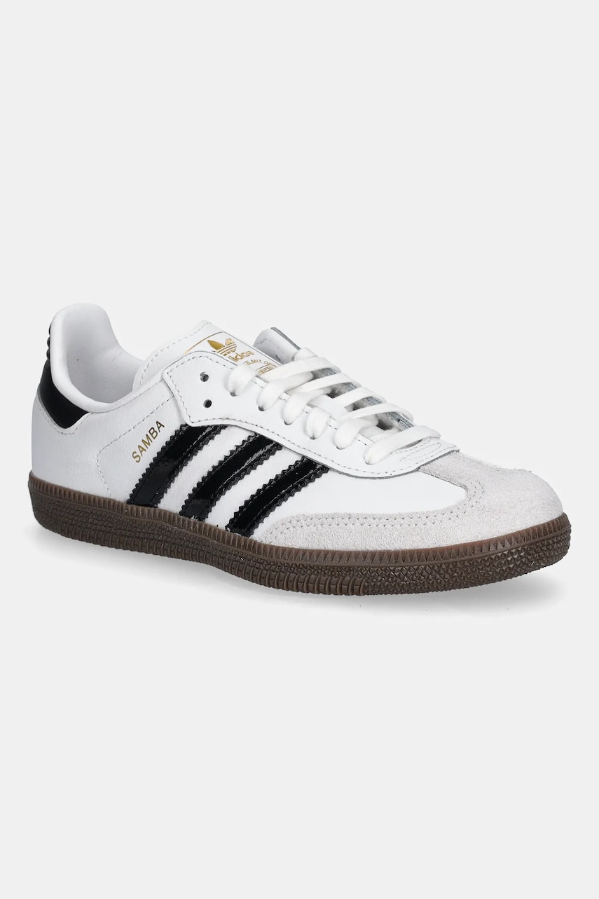 Dětské tenisky adidas Originals SAMBA OG bílá barva, JQ2850