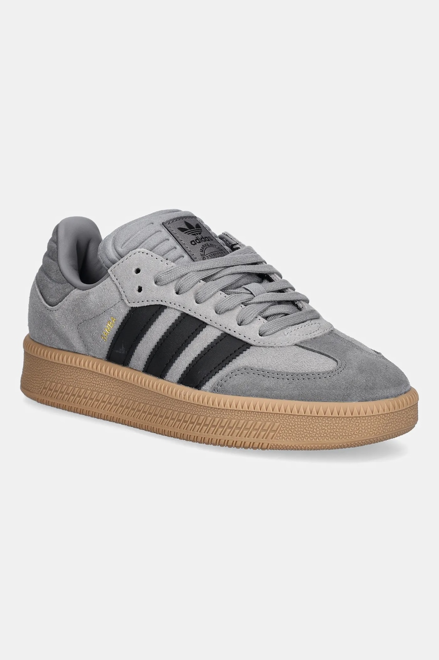 Dětské tenisky adidas Originals SAMBA XLG šedá barva, JR1635