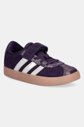 Dětské tenisky adidas VL COURT 3.0 fialová barva, JP7836