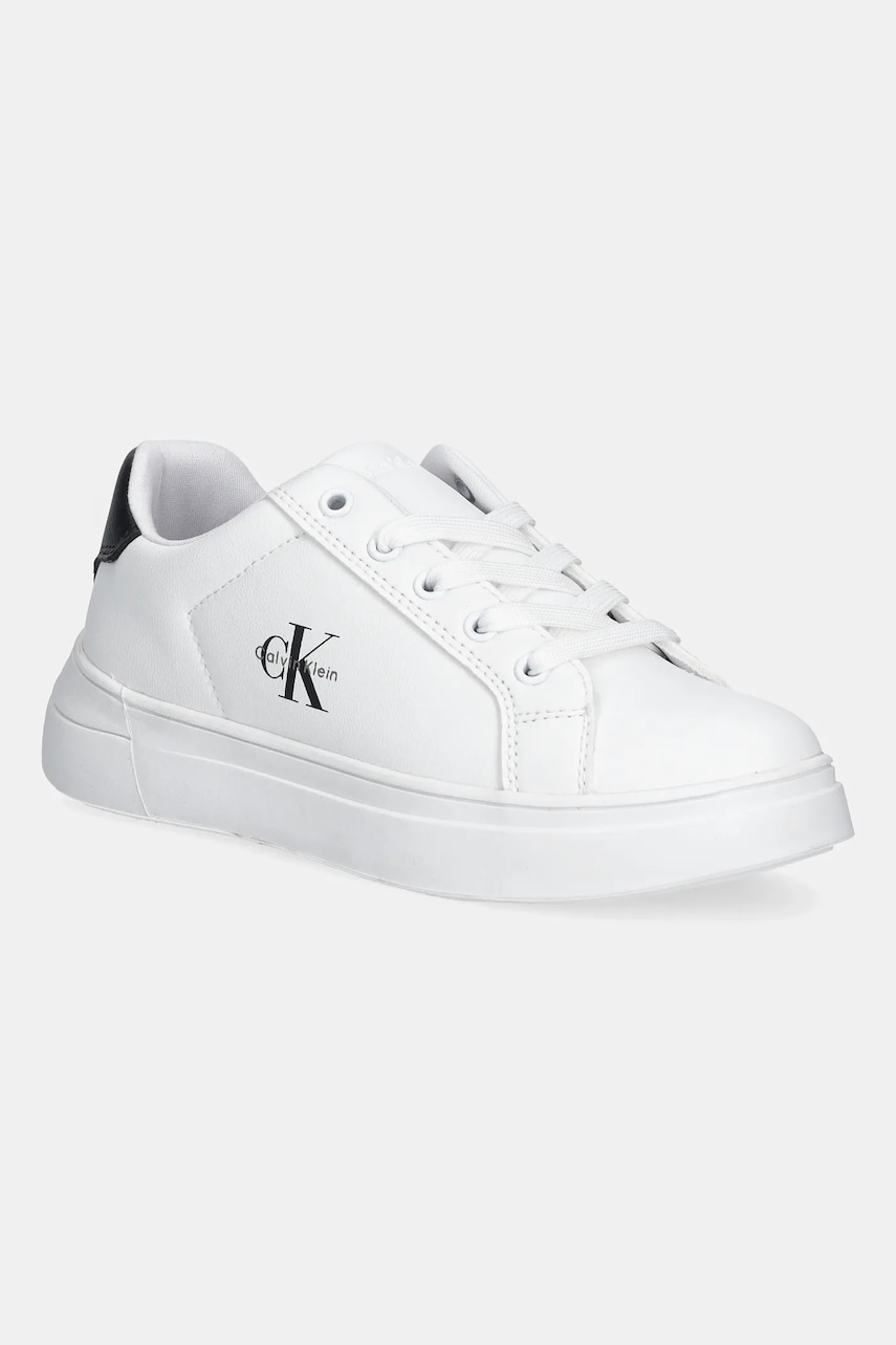Dětské tenisky Calvin Klein Jeans bílá barva, V3X9-83165