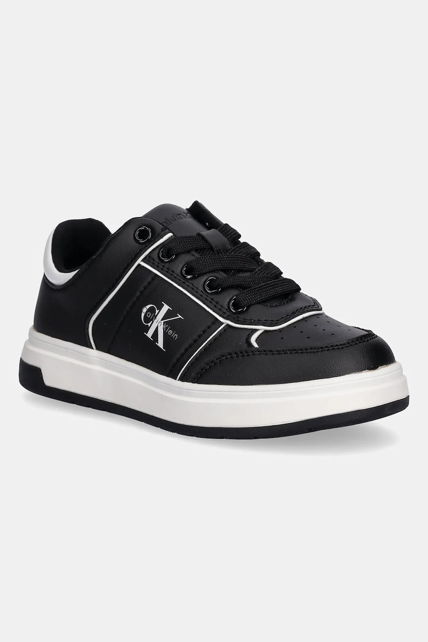 Dětské tenisky Calvin Klein Jeans černá barva, V3X9-83163