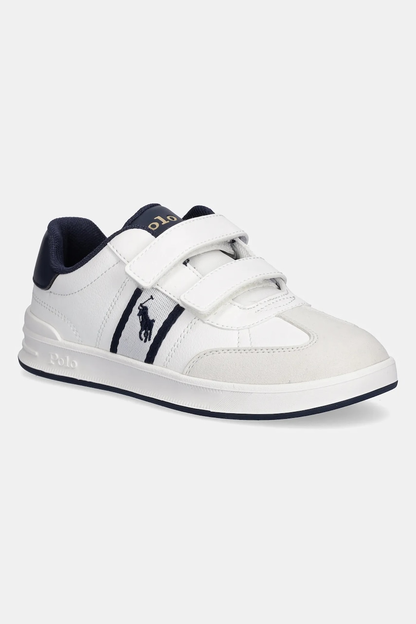 Dětské tenisky Polo Ralph Lauren HERITAGE COURT III T-TOE EZ bílá barva, RL03359102