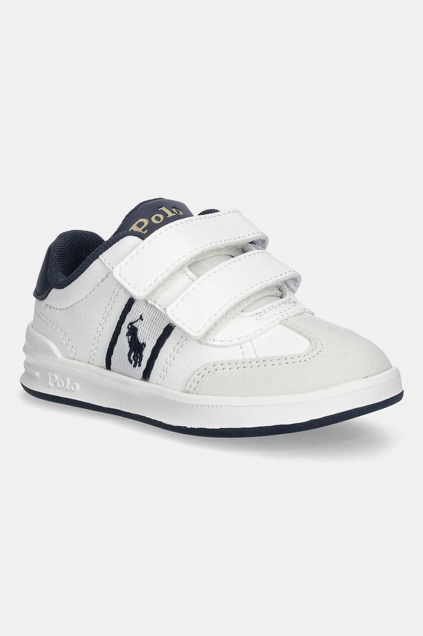 Dětské tenisky Polo Ralph Lauren HERITAGE COURT III T-TOE EZ bílá barva, RL03360102