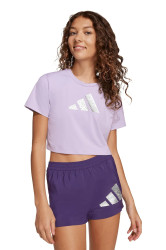Dětské tričko adidas fialová barva, KB7296