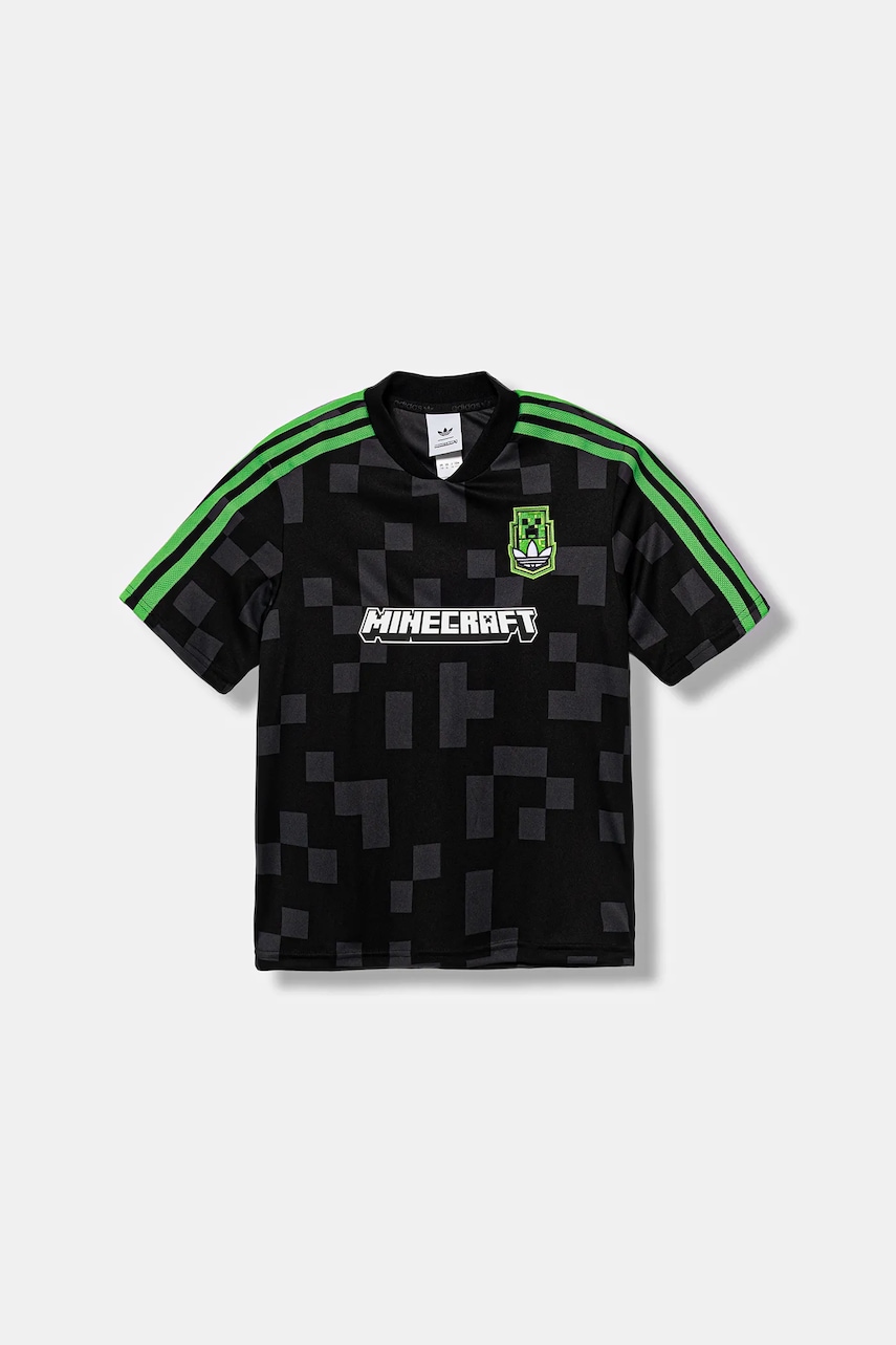 Dětské tričko adidas Originals MINECRAFT černá barva, KD9838