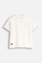 Dětské tričko Coccodrillo béžová barva, s pologolfem, ACADEMY GIRL JUNIOR