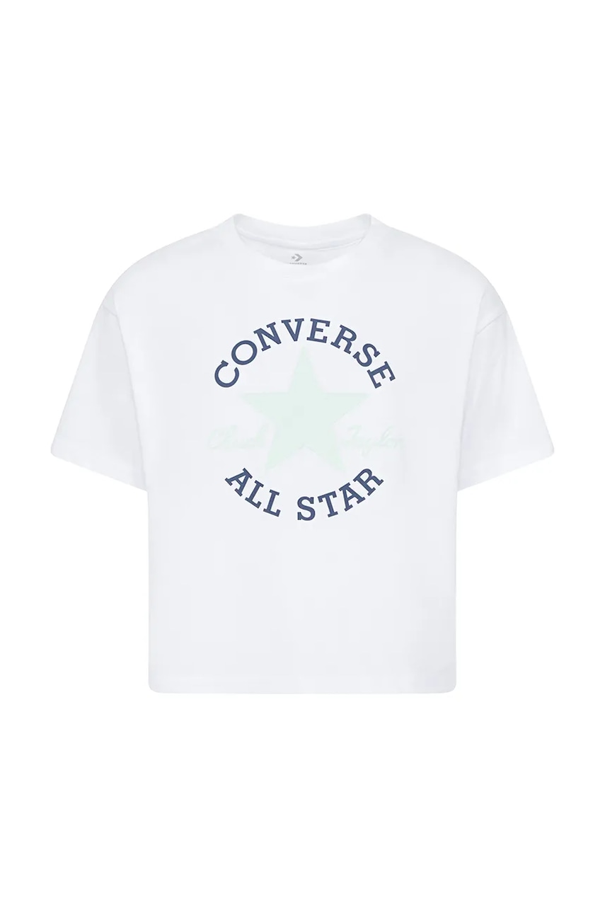 Dětské tričko Converse šedá barva, 4CG896