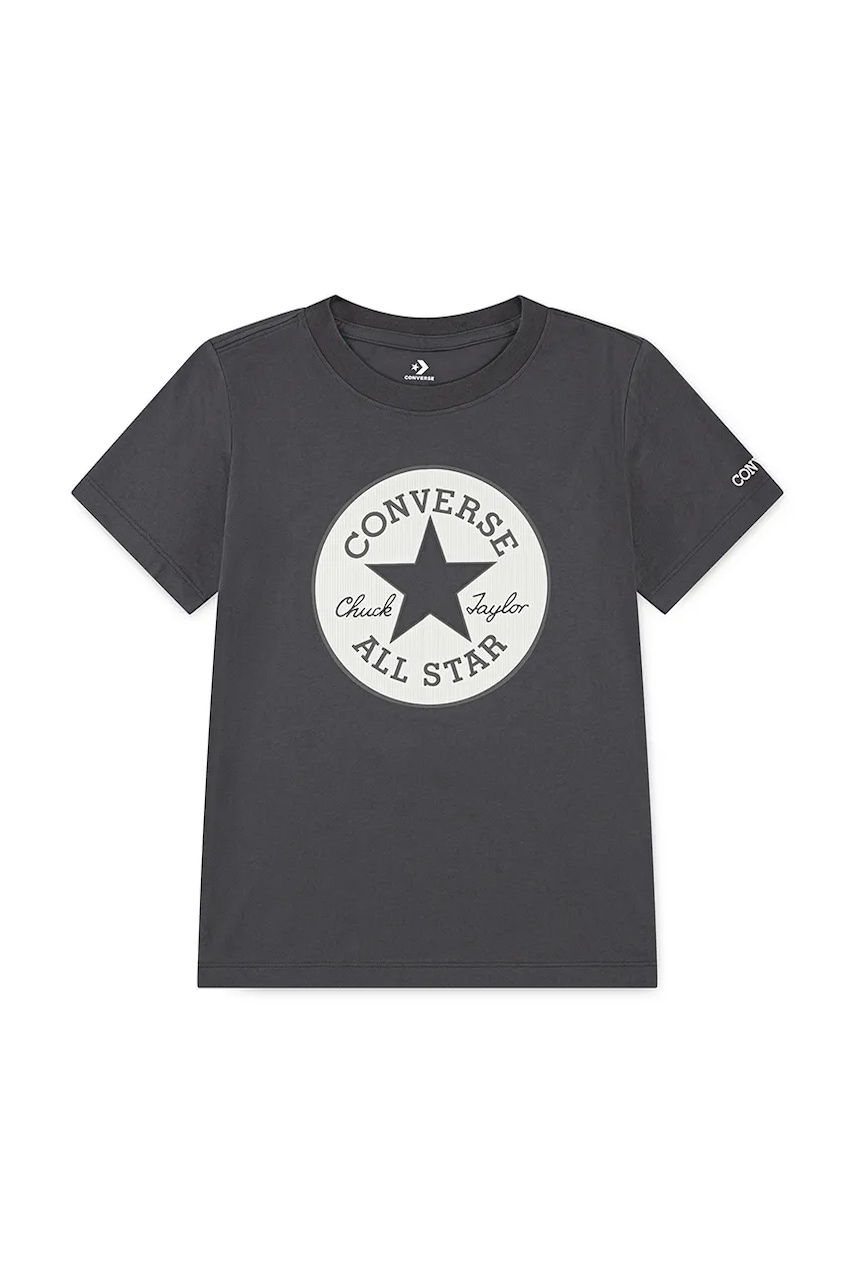 Dětské tričko Converse šedá barva, 4CH405