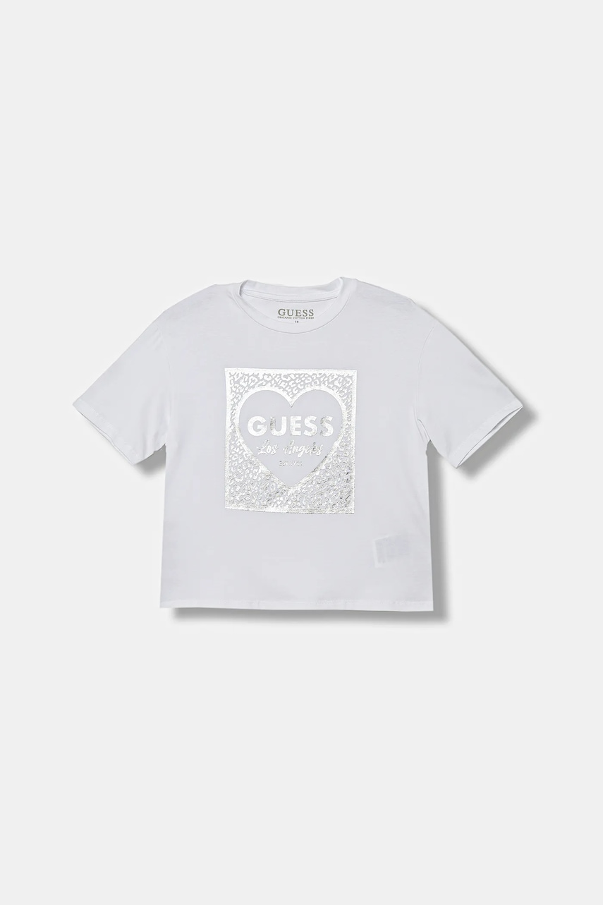 Dětské tričko Guess bílá barva, J5BI00 J1314