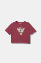 Dětské tričko Guess růžová barva, J5YI45 K6YW4