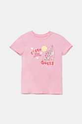 Dětské tričko Guess růžová barva, K5GI17 K6YW4