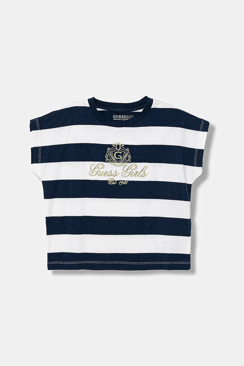 Dětské tričko Guess tmavomodrá barva, J5BI21 K9NF4