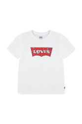 Dětské tričko Levi's FLORAL BATWING SS TEE bílá barva, 4EP008