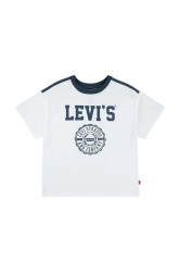 Dětské tričko Levi's SPORTY OVERSIZED TEE bílá barva, 4EN779