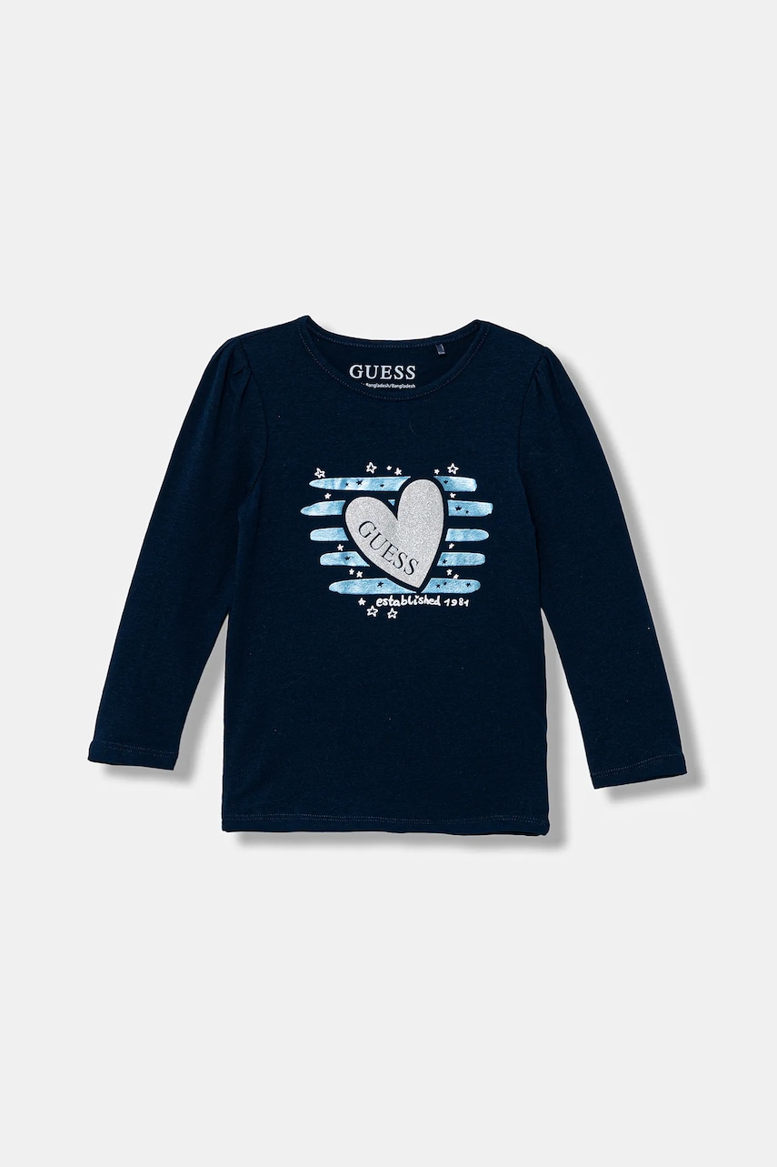 Dětské tričko s dlouhým rukávem Guess