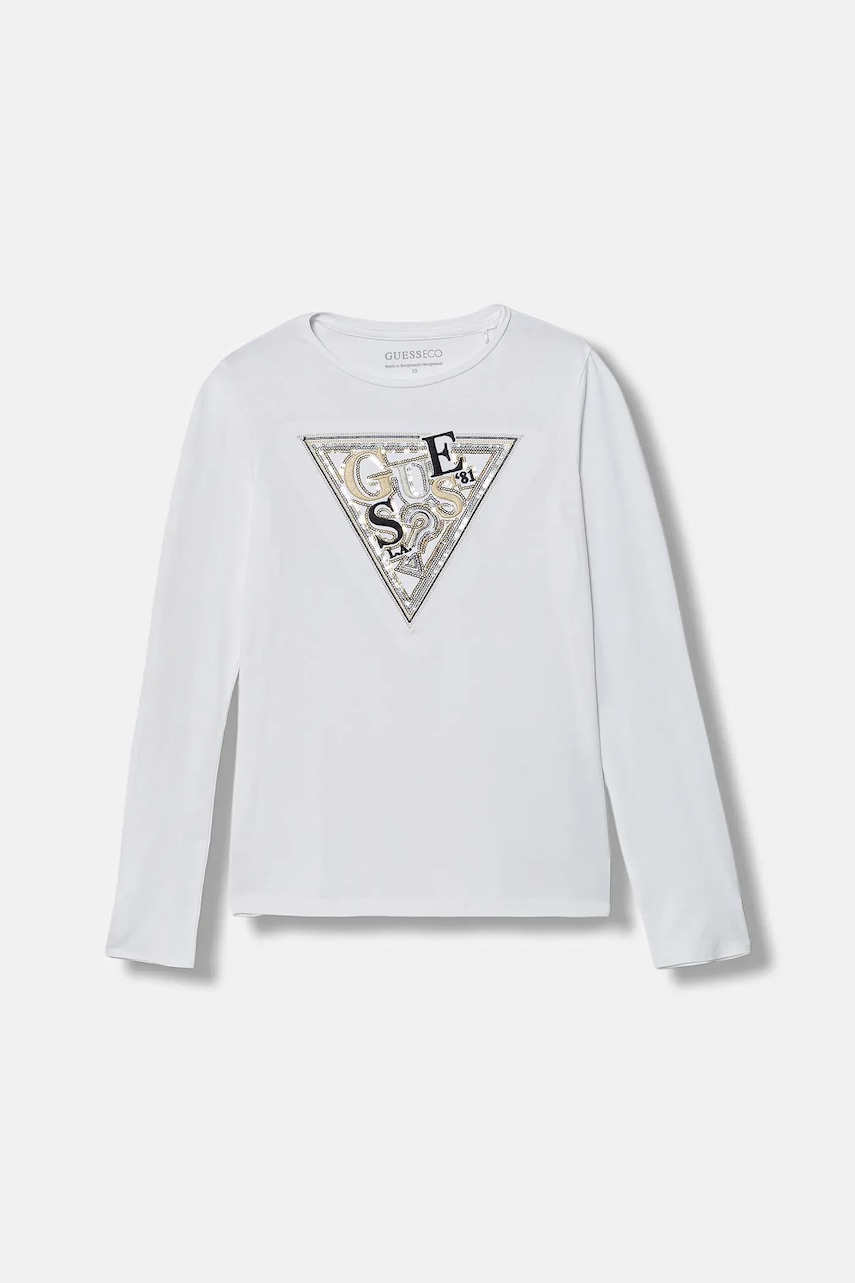 Dětské tričko s dlouhým rukávem Guess