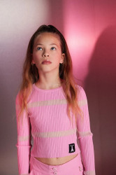 Dětské tričko s dlouhým rukávem Patrizia Pepe R852