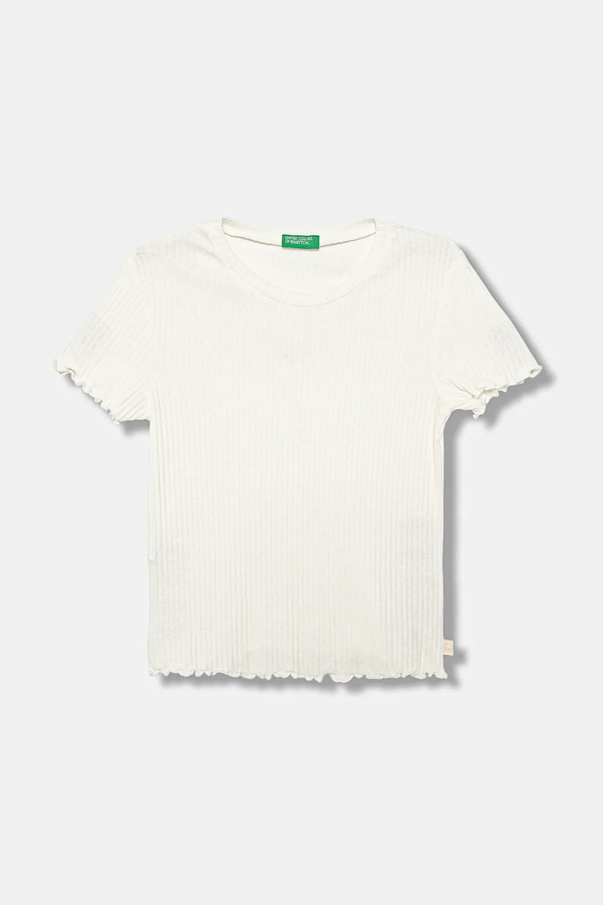 Dětské tričko United Colors of Benetton bílá barva, 3F1AC10N4