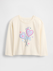 Dětské triko s dlouhým rukávem a potiskem