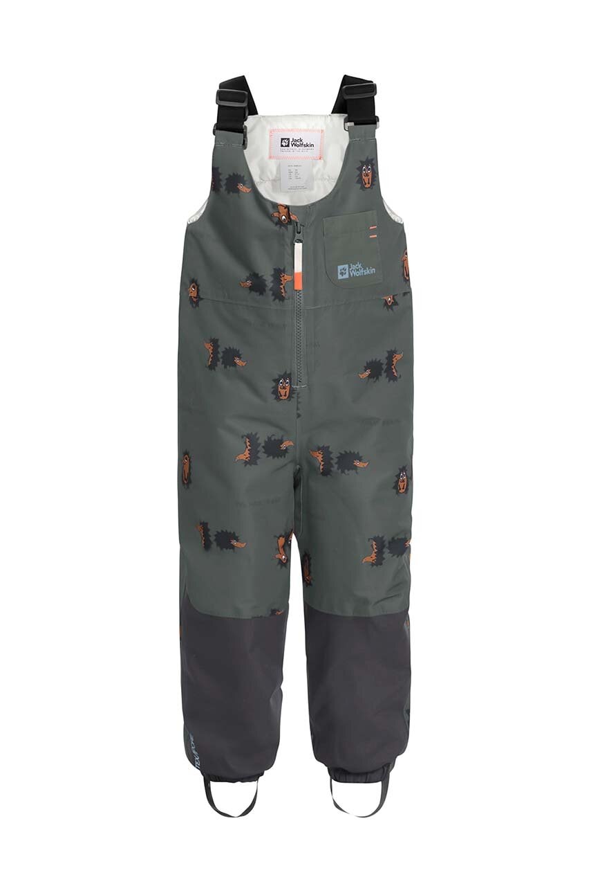 Dětské zimní sportovní kalhoty Jack Wolfskin GLEEL 2L INS PRINT BIB