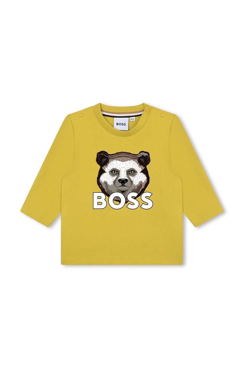 Dětský bavlněný dlouhý rukáv BOSS