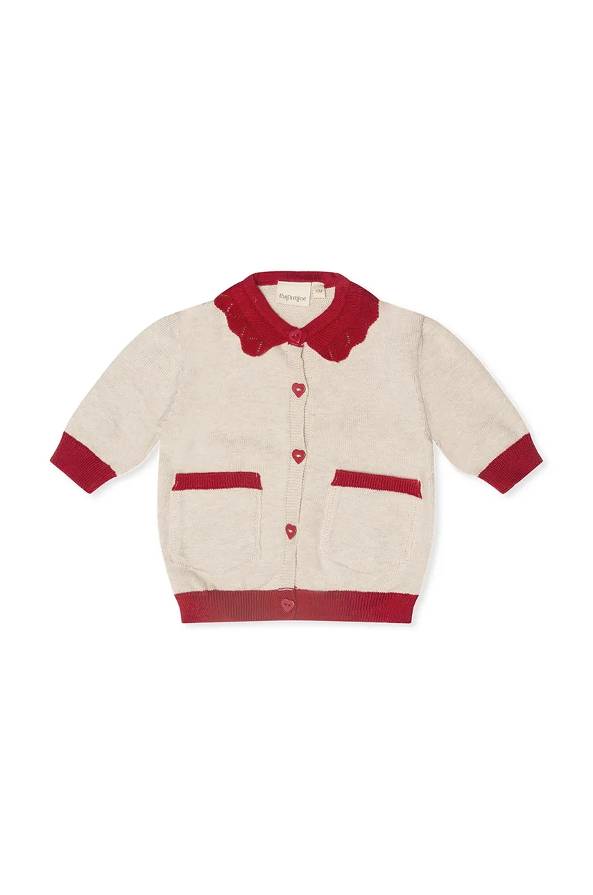 Dětský bavlněný kardigan That's mine Felizia