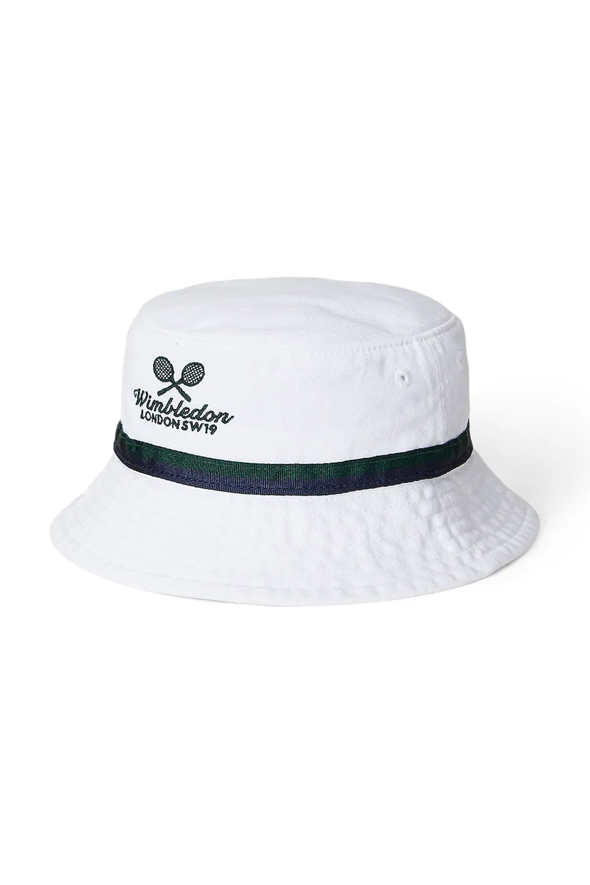 Dětský bavlněný klobouk Polo Ralph Lauren Wimbledon Collection