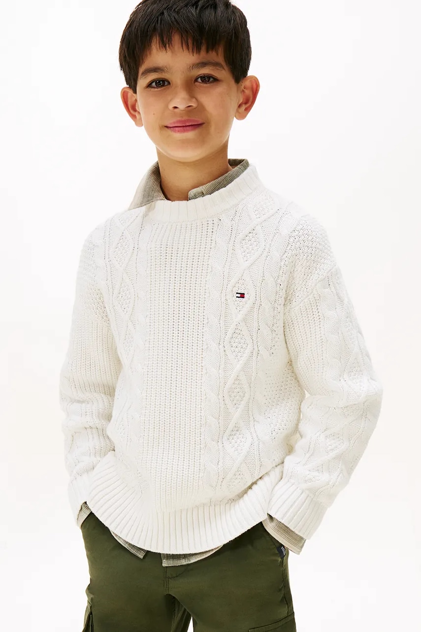 Dětský bavlněný svetr Tommy Hilfiger