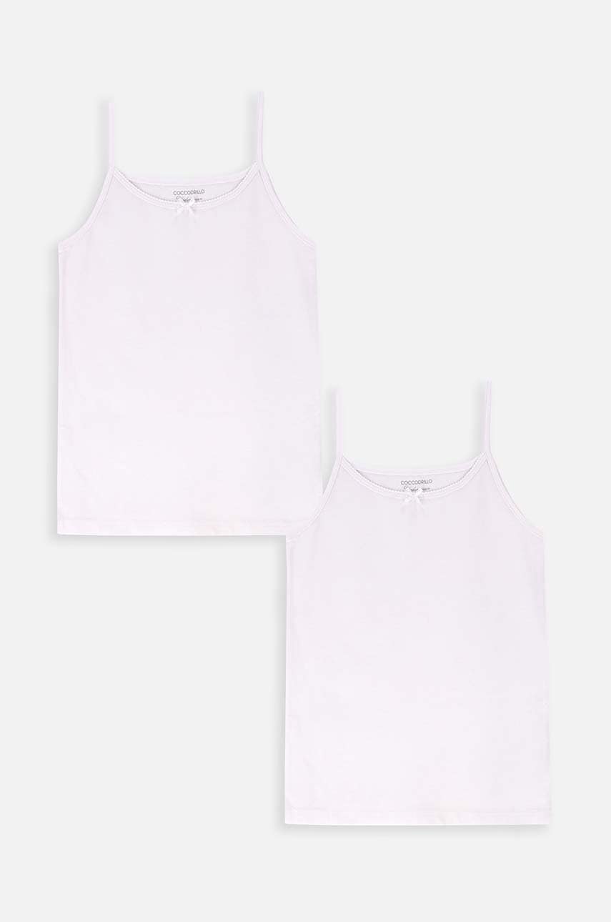 Dětský bavlněný top Coccodrillo 2-pack