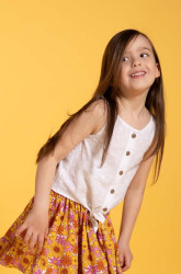 Dětský bavlněný top Coccodrillo