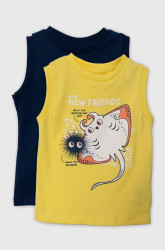 Dětský bavlněný top zippy 2-pack