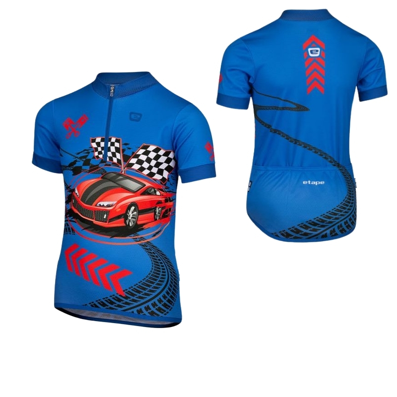 Dětský cyklo dres Etape Rio modrá 128/134