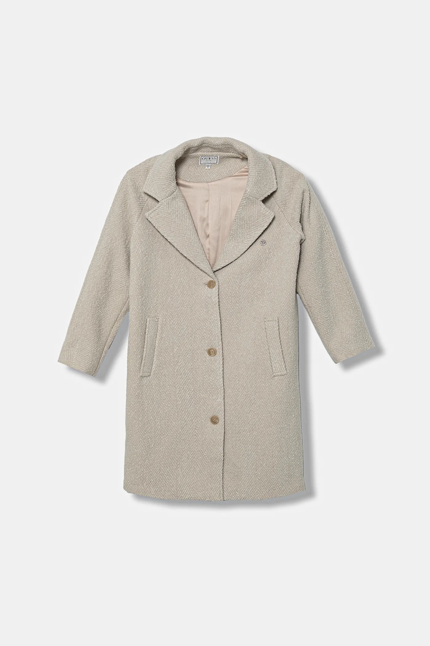 Dětský kabát s příměsí vlny Guess