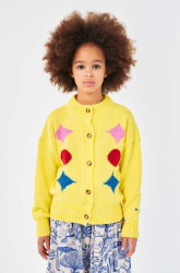 Dětský kardigan s příměsí vlny Bobo Choses Sparkles