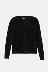 Dětský kardigan s příměsí vlny United Colors of Benetton