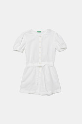 Dětský lněný overal United Colors of Benetton