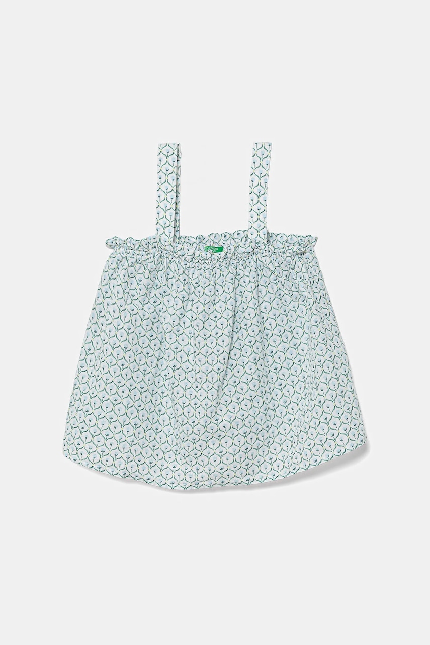 Dětský lněný top United Colors of Benetton