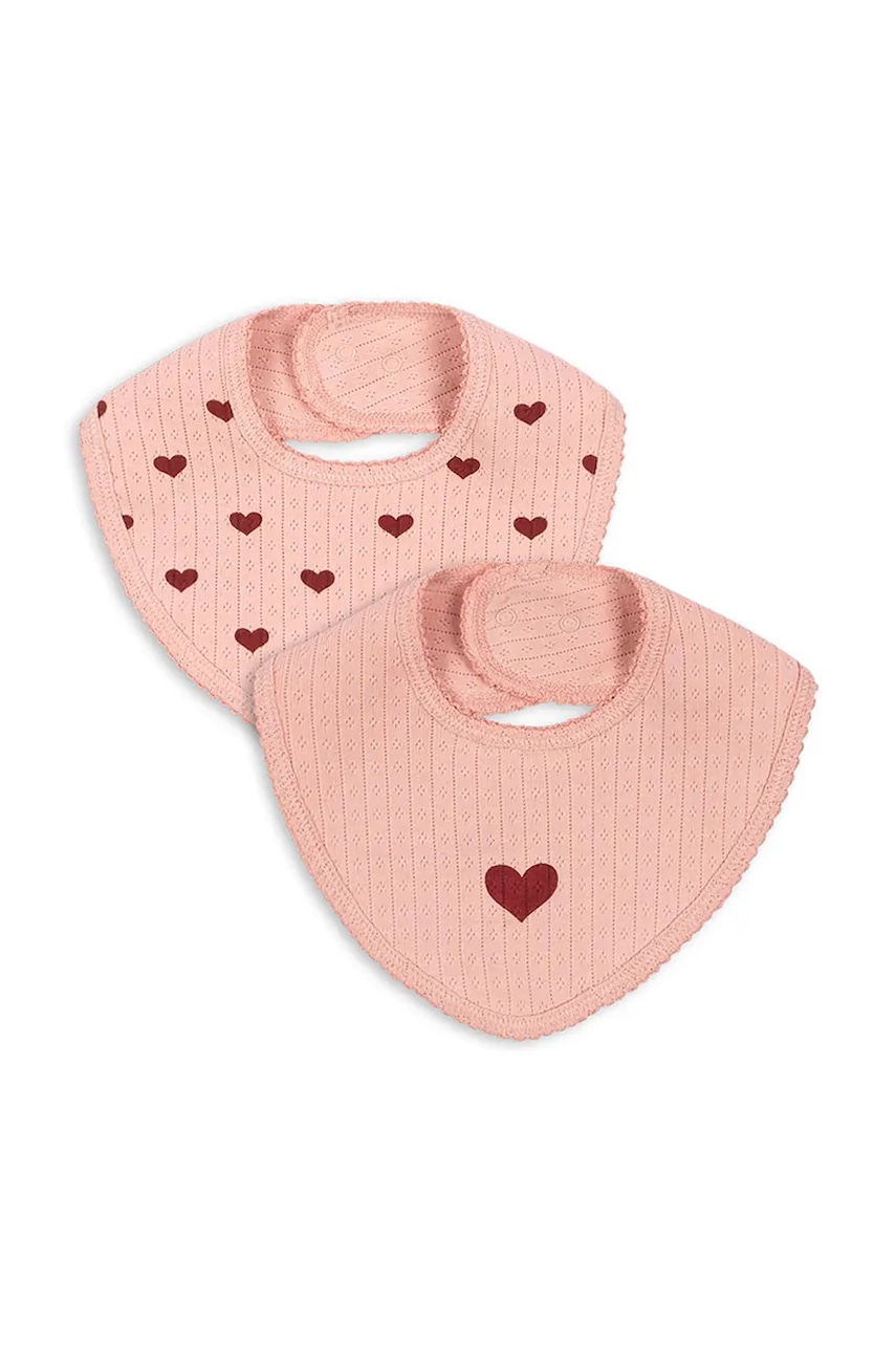 Dětský podbradník Konges Sløjd MINNIE 2 PACK BIB 2-pack