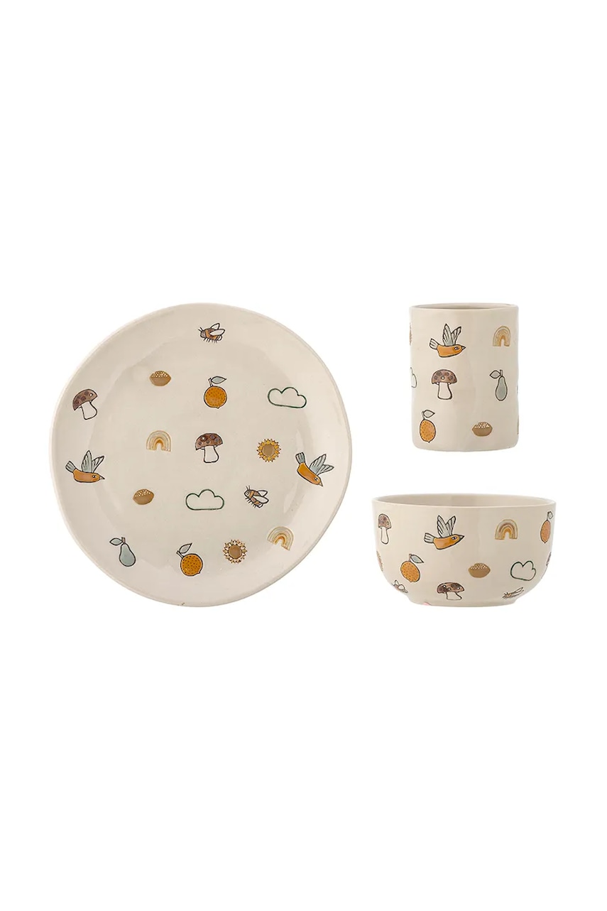 Dětský snídaňový set Bloomingville Agnes 3-pack