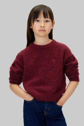 Dětský svetr s příměsí vlny Calvin Klein Jeans