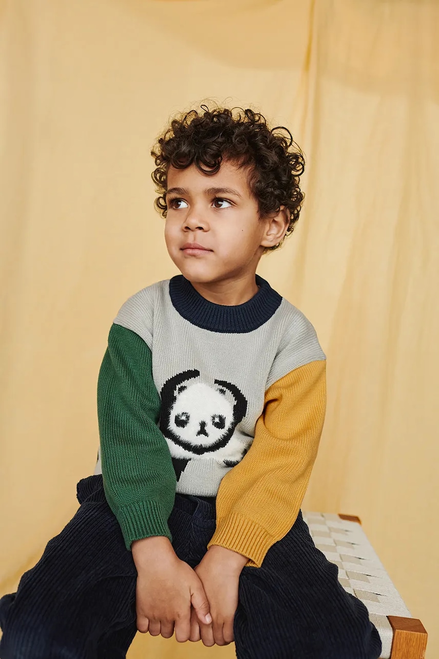 Dětský svetr s příměsí vlny Liewood Orlane Embroidery Knit Jumper