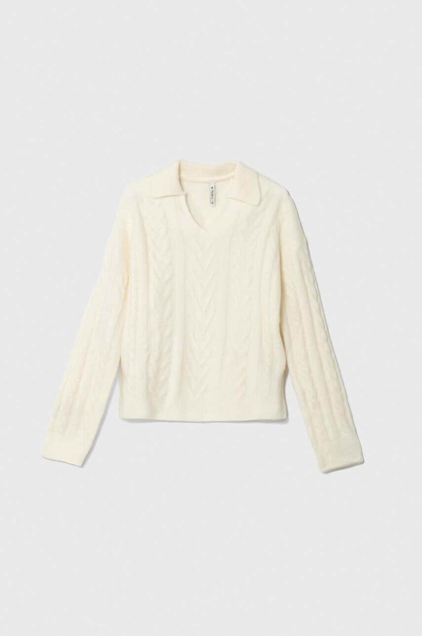 Dětský svetr s příměsí vlny Pepe Jeans Renata