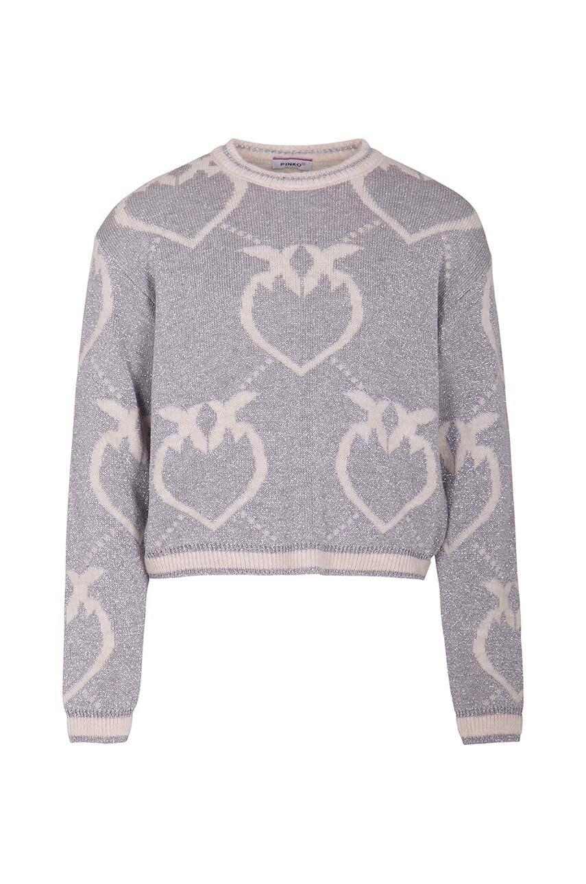 Dětský svetr s příměsí vlny Pinko Up