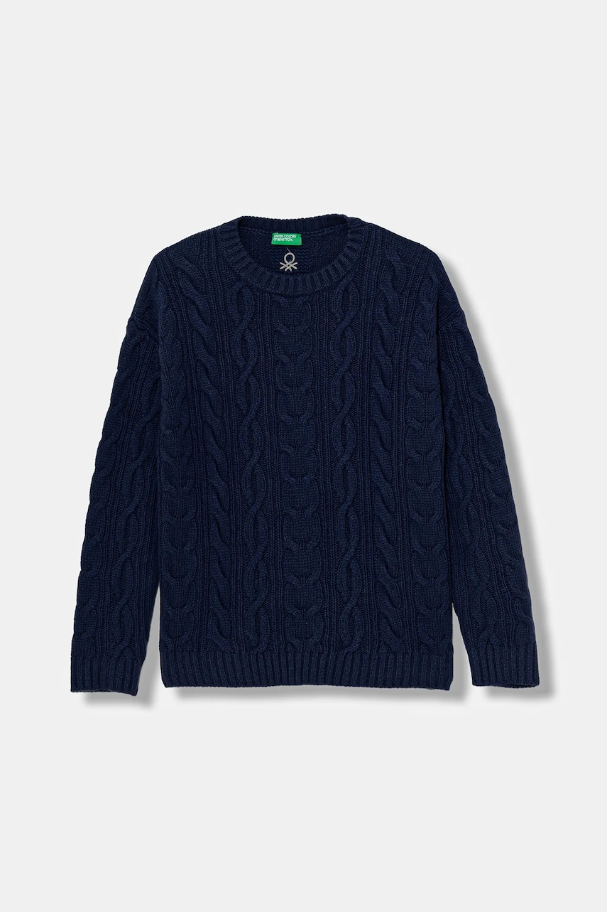 Dětský svetr s příměsí vlny United Colors of Benetton