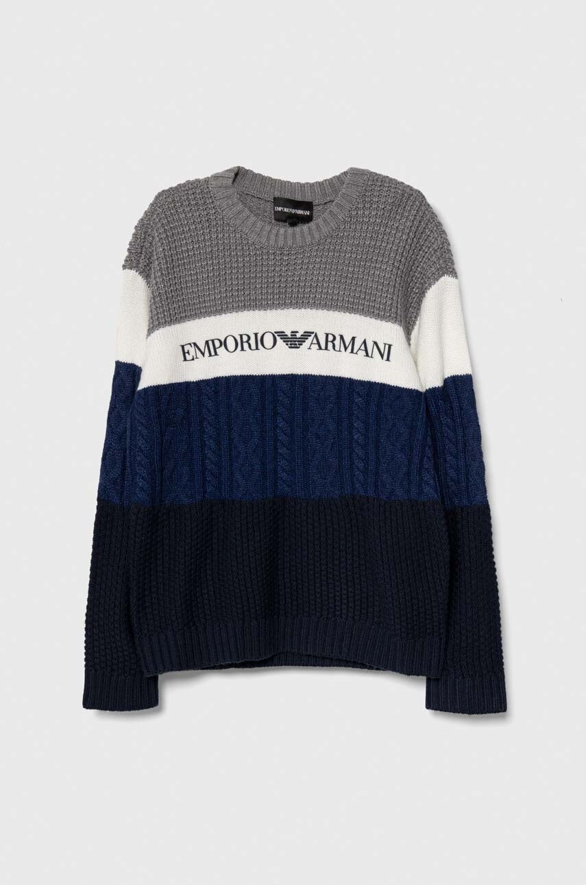 Dětský vlněný svetr Emporio Armani