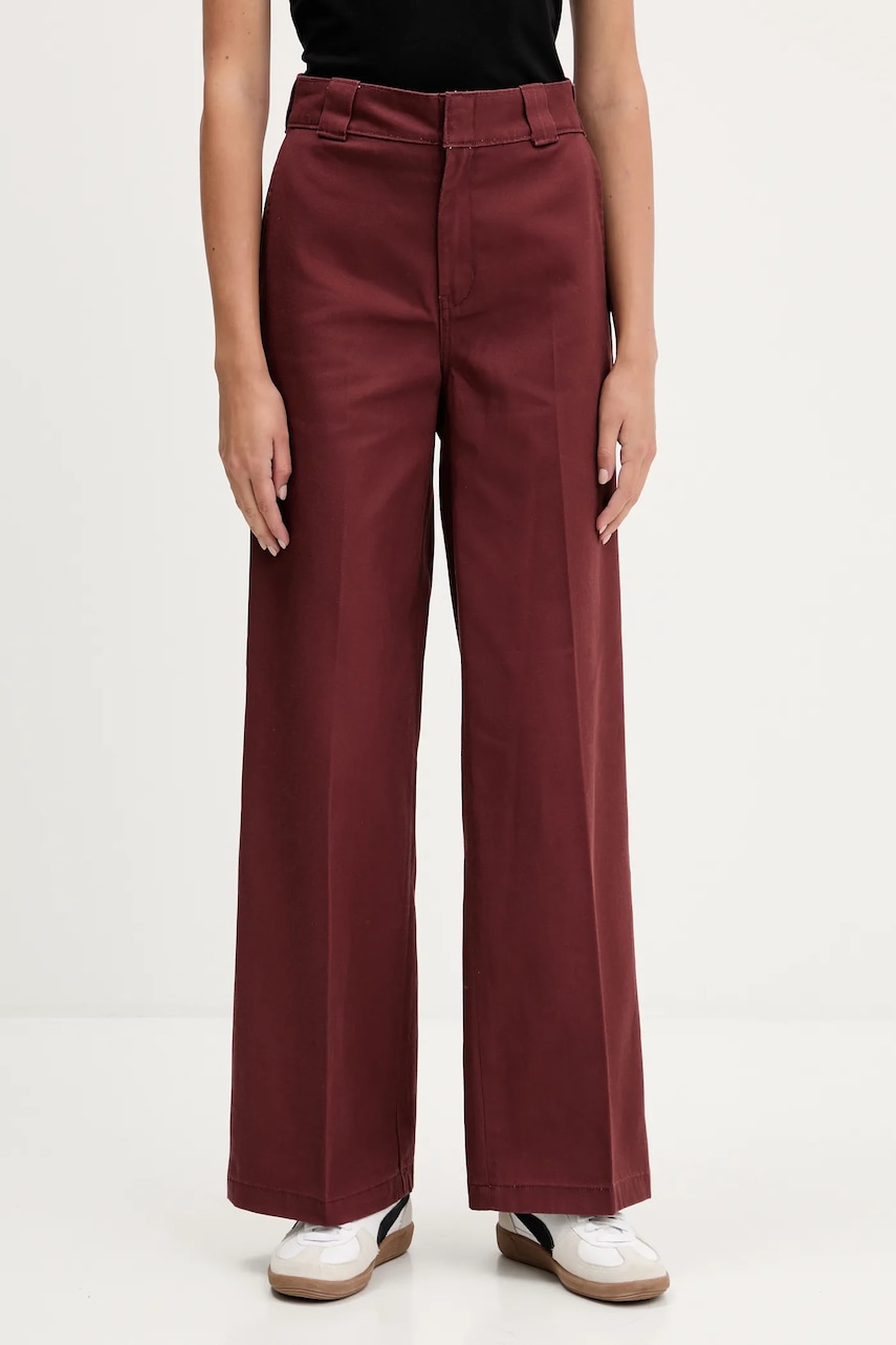 Dickies  Kalhoty  WIDE LEG WORK PANT W