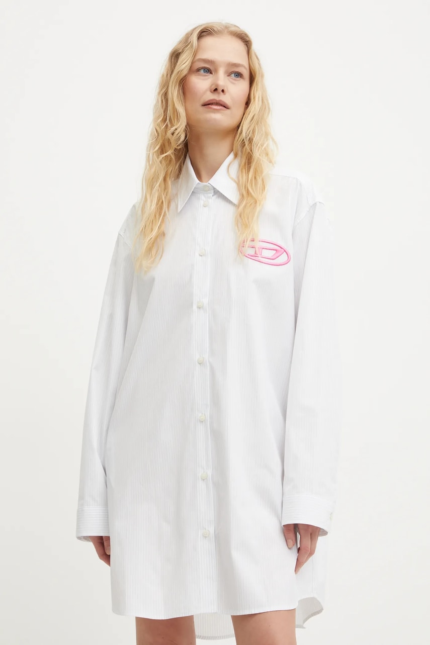 Diesel  Bavlněné šaty  D-DALIS-P1 DRESS