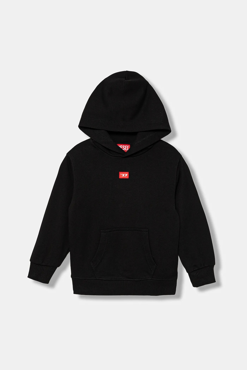 Diesel  Dětská bavlněná mikina  SXGINHOOD OVER SWEAT-SHIRT