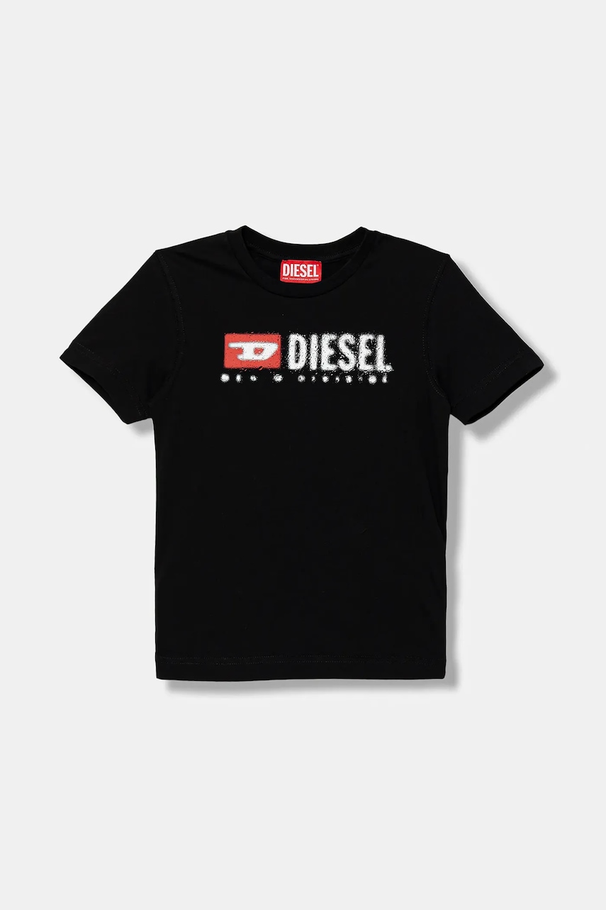 Diesel  Dětské bavlněné tričko  TADJUSTK14 T-SHIRT