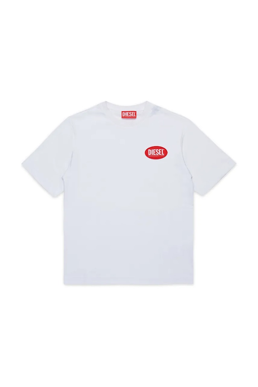 Diesel  Dětské bavlněné tričko  TPATCH OVER T-SHIRT
